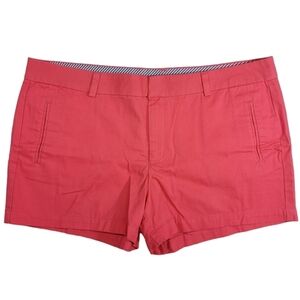 JCP JCPenney women’s pink pocketed chino shorts size 14